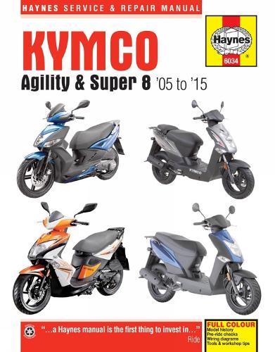 [object Object] «Kymco Agility & Super 8 Scooters (05 - 15)», автор Філ Мазер - фото №1