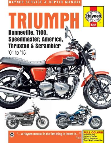 [object Object] «Triumph Bonneville, T100, Speedmaster, America, Thruxton & Scrambler (01 - 15)», автор Пенні Кокс - фото №1