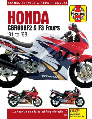 Бумажная книга «Honda CBR600F2 & F3 Fours (91-98): 91-98», автор Haynes Publishing - фото №1