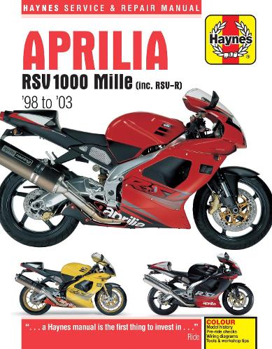 Бумажная книга «Aprilia RSV 1000 Mille (98 -03): 98-03», автор Haynes Publishing - фото №1