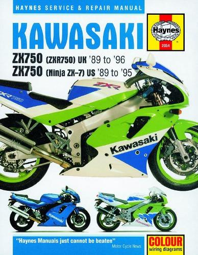Бумажная книга «Kawasaki ZX750 Fours», автор Haynes Publishing - фото №1