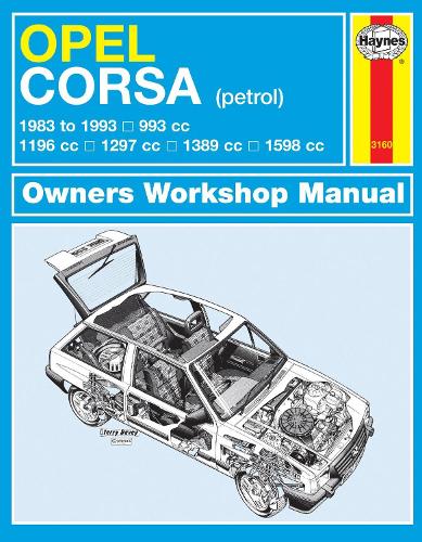 Паперова книга «Opel Corsa Petrol (83 - Mar 93) Haynes Repair Manual», автор Haynes Publishing - фото №1