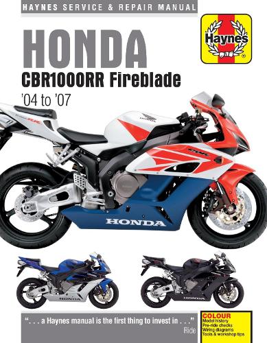 Паперова книга «Honda CBR1000RR (04 -07): 45111», автор Haynes Publishing - фото №1