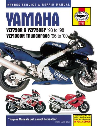 Паперова книга «Yamaha YZF750R & YZF1000R Thunderace (93 - 00) Haynes Repair Manual», автор Haynes Publishing - фото №1