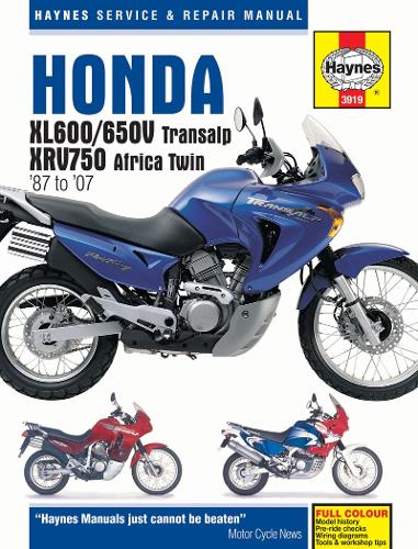 Бумажная книга «Honda XL600/650 Transalp & XRV750 Africa Twin (87 - 07)», автор Haynes Publishing - фото №1
