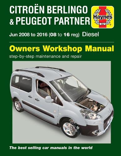 Бумажная книга «Citroen Berlingo & Peugeot Partner Diesel (June 08 - 16) 08 to 16 Haynes Repair Manual», автор Питер Гилл - фото №1