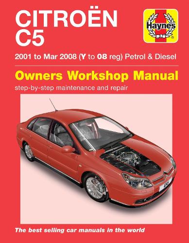 Паперова книга «Citroen C5 Petrol & Diesel (01 - Mar 08) Haynes Repair Manual», автор Haynes Publishing - фото №1