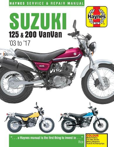 [object Object] «Suzuki RV125/200 VanVan (03 - 17) Haynes Repair Manual», автор Філ Мазер - фото №1
