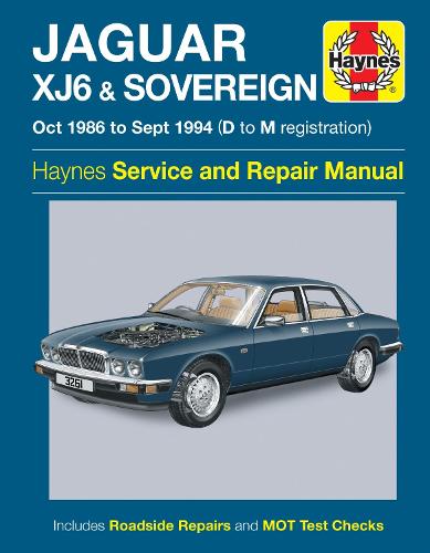 Паперова книга «Jaguar XJ6 & Sovereign (Oct 86 - Sept 94) Haynes Repair Manual», автор Haynes Publishing - фото №1