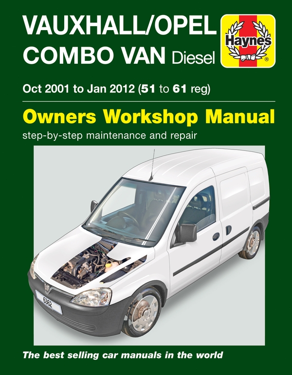 Паперова книга «Vauxhall/Opel Combo Diesel Van (Oct 2001 to Jan 2012) 51 to 61 Haynes Repair Manual», автор Мартін Рендалл - фото №1