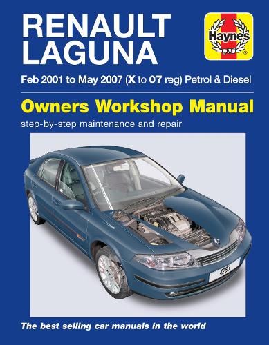 Паперова книга «Renault Laguna Petrol & Diesel Owners Workshop Man: 2001-2007», автор Haynes Publishing - фото №1