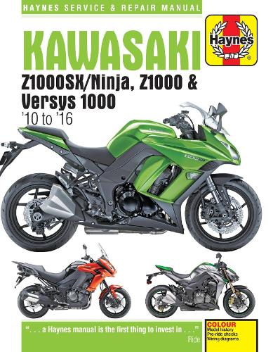 Паперова книга «Kawasaki Z1000, Z1000SX & Versys ('10 - '16)», автор Метью Кумбс - фото №1