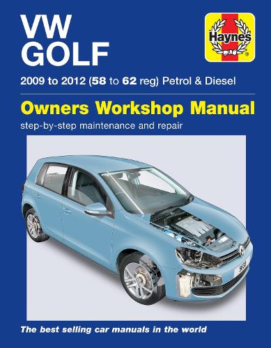 Паперова книга «VW Golf Petrol and Diesel (09 - 12) 58 to 62», автор Пітер Гілл - фото №1