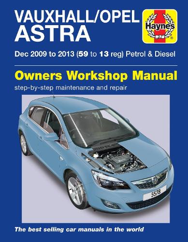 Паперова книга «Vauxhall/Opel Astra (Dec 09 - 13) 59 to 13», автор Haynes Publishing - фото №1