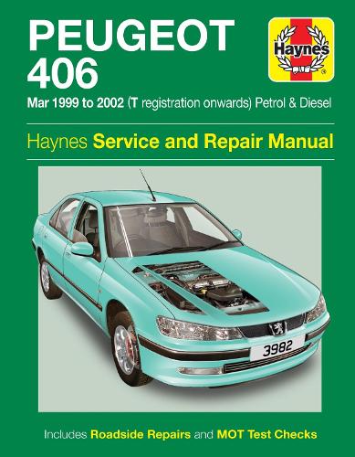 Паперова книга «Peugeot 406 Petrol & Diesel (Mar 99 - 02) T to 52», автор Haynes Publishing - фото №1