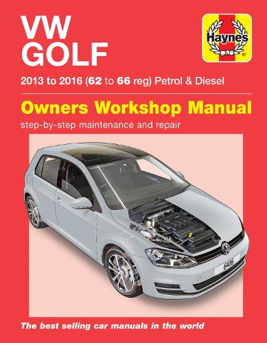 Паперова книга «VW Golf petrol & diesel ('13-'16) 62 to 66», автор Марк Стори - фото №1