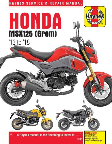 Паперова книга «Honda MSX125 (Grom) (13-18)», автор Haynes Publishing - фото №1