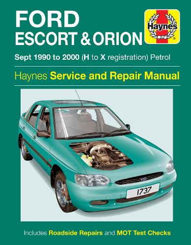 Бумажная книга «Ford Escort & Orion Petrol (Sept 90 - 00)», автор Haynes Publishing - фото №1