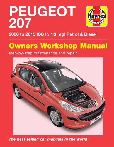 Паперова книга «Peugeot 207 ('06 to '13) 06 to 09», автор Haynes Publishing - фото №1