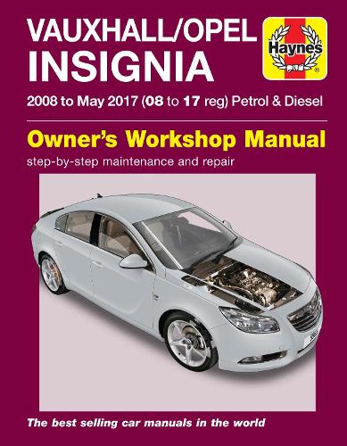 Паперова книга «Vauxhall/Opel Insignia ('08-May 17) 08 to 17 reg», автор Haynes Publishing - фото №1