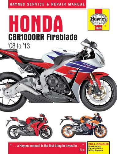 Паперова книга «Honda CBR1000R Fireblade (08 - 13)», автор Метью Кумбс - фото №1