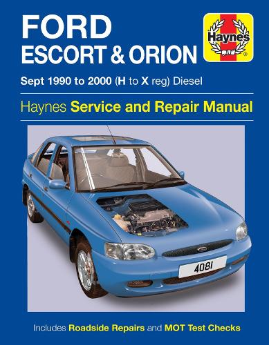 Бумажная книга «Ford Escort & Orion Diesel (Sept 90 - 00)», автор Haynes Publishing - фото №1
