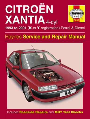 Бумажная книга «Citroën Xantia Petrol & Diesel (93 - 01) K To Y», автор Haynes Publishing - фото №1