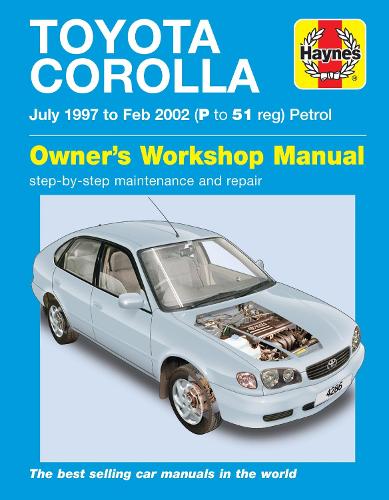 Бумажная книга «TOYOTA COROLLA PETROL (97-FEB 02)», автор Haynes Publishing - фото №1