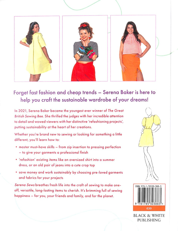 Паперова книга «Serena Sews. How to Make Beautiful, Interchangeable, Sustainable and Unique Clothes», автор Серена Бейкер - фото №1