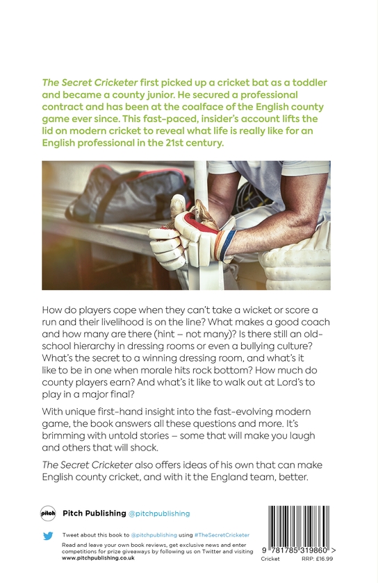 Бумажная книга «The Secret Cricketer: English Cricket from the Inside», автор Аноним - фото №1