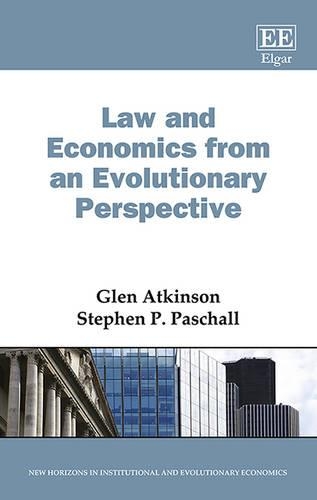 Паперова книга «Law and Economics from an Evolutionary Perspective», авторів Глен Аткінсон, Стівен П. Пасхалл - фото №1