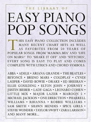 Бумажная книга «The Library Of Easy Piano Pop Songs», автор Издательская корпорация Хэла Леонарда - фото №1