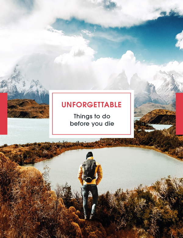 Паперова книга «Unforgettable Things To Do Before you Die», авторів Стів Уоткінс, Клер Джонс - фото №1