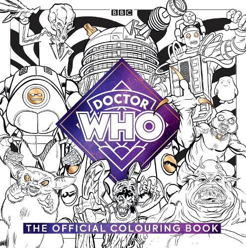 Бумажная книга «The Official Doctor Who Colouring Book», автор Майк Коллинз - фото №1