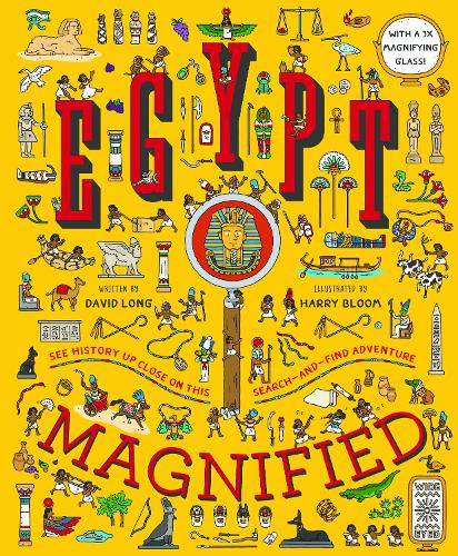 Паперова книга «Egypt Magnified: With a 3x Magnifying Glass», автор Девід Лонг - фото №1