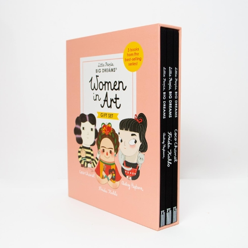 Паперова книга «Little People, BIG DREAMS: Women in Art: 3 books from the best-selling series! Coco Chanel - Frida Kahlo - Audrey Hepburn», автор Марія Ісабель Санчес Веґара - фото №1