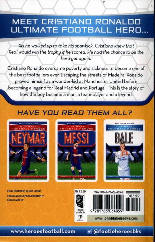 Паперова книга «Ronaldo», автор Метт Олдфілд - фото №1