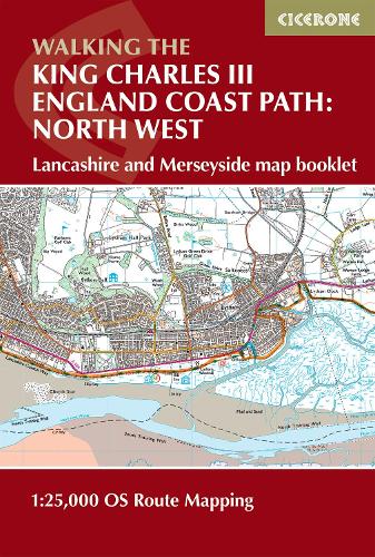 Бумажная книга «Walking the King Charles III England Coast Path: North West - Lancashire and Merseyside Map Booklet: 1:25,000 OS Route Map Booklet», автор Эндж Харкер - фото №1