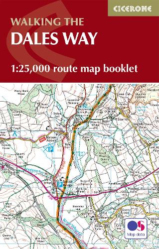 Паперова книга «The Dales Way Map Booklet», автор Террі Марш - фото №1