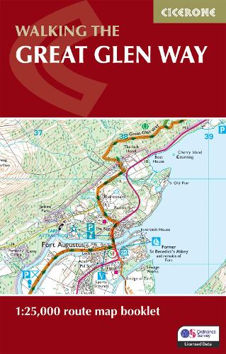 Паперова книга «Walking the Great Glen Way Map Booklet: 1:25,000 OS Route Mapping», автор Педді Діллон - фото №1