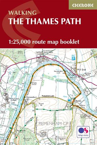 Паперова книга «The Thames Path Map Booklet: 1:25,000 OS Route Map Booklet», автор Лі Хаттс - фото №1