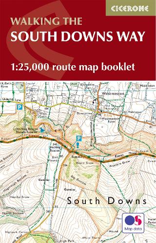 Паперова книга «The South Downs Way Map Booklet: 1:25,000 OS Route Mapping», автор Кев Рейнольдс - фото №1