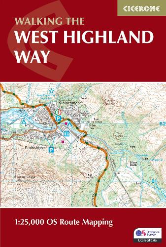 Бумажная книга «West Highland Way Map Booklet: 1:25,000 OS Route Mapping» - фото №1