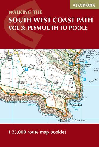Бумажная книга «South West Coast Path Map Booklet - Vol 3: Plymouth to Poole: 1:25,000 OS Route Mapping», автор Пэдди Диллон - фото №1