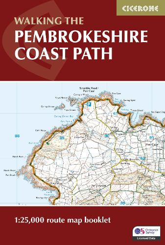 Бумажная книга «Pembrokeshire Coast Path Map Booklet: 1:25,000 OS Route Mapping» - фото №1