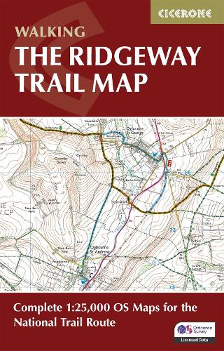 Бумажная книга «The Ridgeway Trail Map: Complete 1:25,000 OS Maps for the National Trail Route», автор Стив Дэвисон - фото №1