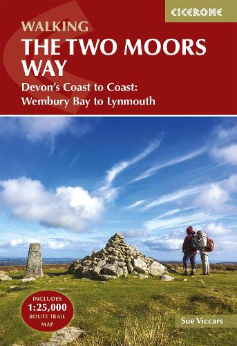 Паперова книга «The Two Moors Way: Devon's Coast to Coast: Wembury Bay to Lynmouth», автор Сью Віккарс - фото №1