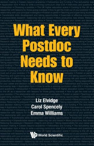 Бумажная книга «What Every Postdoc Needs To Know», авторов Кэрол Спенсли, Эмма Уильямс, Лиз Элвидж - фото №1