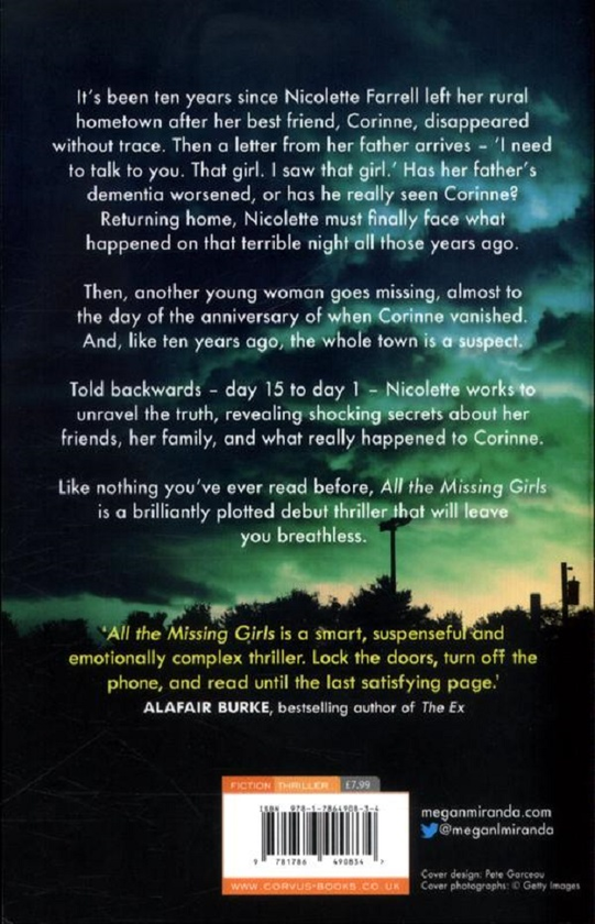 Паперова книга «All the Missing Girls», автор Меган Міранда - фото №1