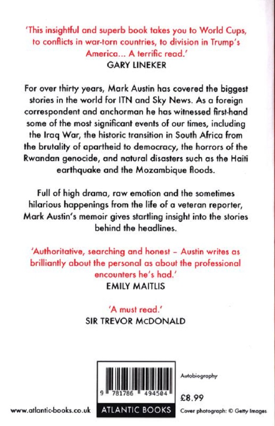 Паперова книга «And Thank You For Watching. Extraordinary Stories from a Veteran News Journalist», автор Марк Остін - фото №1